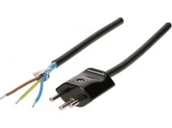 Max Hauri Anschlusskabel 3 m Offen-T12 gegen Elektrosmog