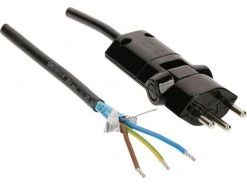 Max Hauri Anschlusskabel 5 m Offen-T12 gegen Elektrosmog