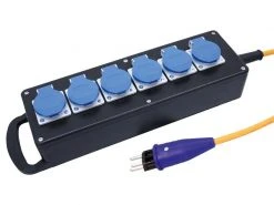 STEFFEN Industrie-Steckerleiste 6x T23