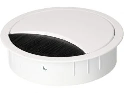 Bachmann Einbaurahmen 80 mm Kabeldurchführung, Weiss