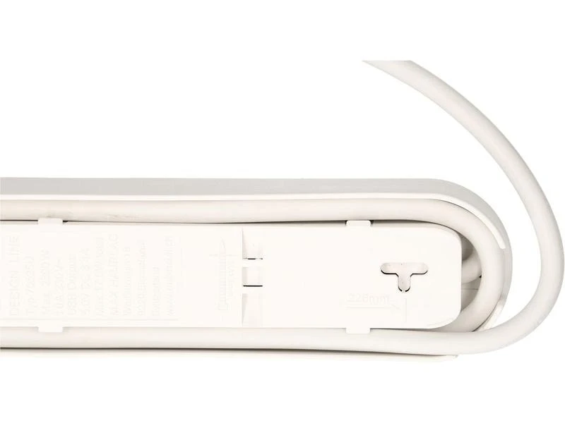 Max Hauri Steckdosenleiste Design Line 5x T13 USB A+C weiss 8 Max Hauri Steckdosenleiste Design Line 5x T13 USB A+C weiss – Bild 6