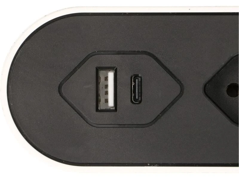 Max Hauri Steckdosenleiste Design Line 5x T13 USB A+C weiss 11 Max Hauri Steckdosenleiste Design Line 5x T13 USB A+C weiss – Bild 9