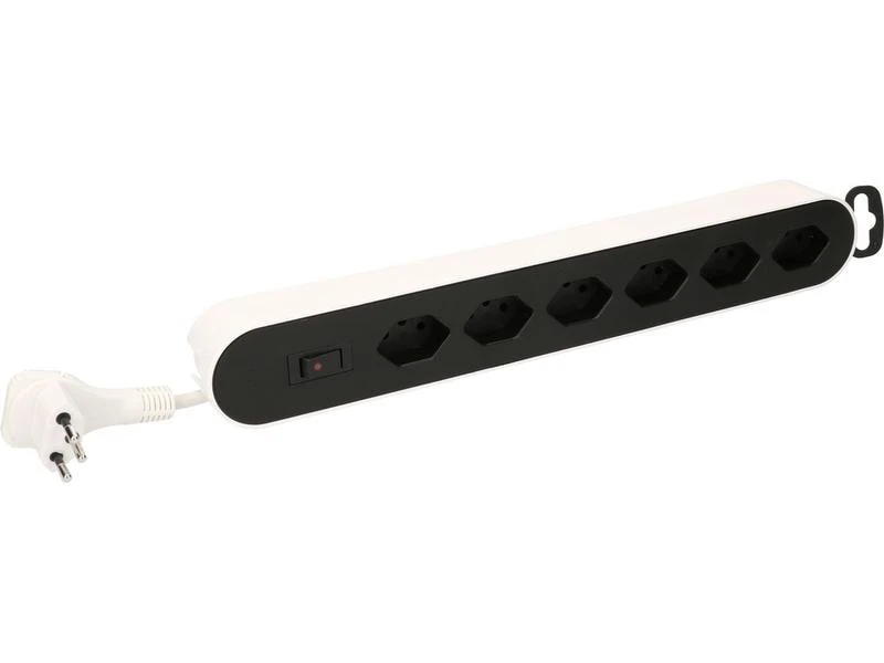 Max Hauri Steckdosenleiste Design Line 6x T13 weiss 3 Max Hauri Steckdosenleiste Design Line 6x T13 weiss