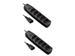 FURBER.power Steckdosenleiste USV 5x T13, 2 Stück