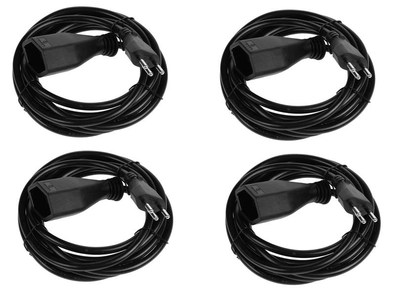 FURBER.power Verlängerungskabel 3 m T13-T12, 4 Stück 3 FURBER.power Verlängerungskabel 3 m T13-T12, 4 Stück