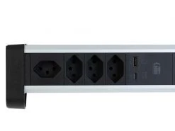 Schönenberger Tischsteckdosenleiste Alu-Office-Line 4 × T13 USB-C/A -Energieverteilung Verkäufe 2024 184672075 xxl
