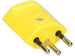 Max Hauri Montagestecker 250 V, Gelb, 1 Stück
