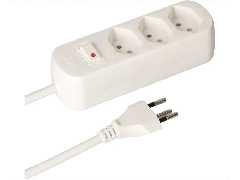 Max Hauri Steckdosenleiste Basic-Line 3xT13, 1.5 Meter 3 Max Hauri Steckdosenleiste Basic-Line 3xT13, 1.5 Meter