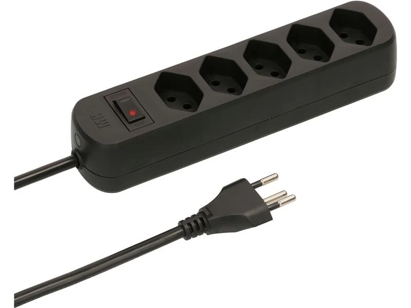Max Hauri Steckdosenleiste Basic Line 5x T13 3 Max Hauri Steckdosenleiste Basic Line 5x T13