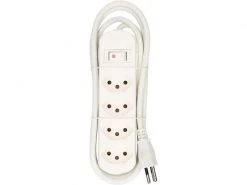 Max Hauri Steckdosenleiste Basic-Line 4xT13 Weiss mit Schalter -Energieverteilung Verkäufe 2024 189375125 xxl