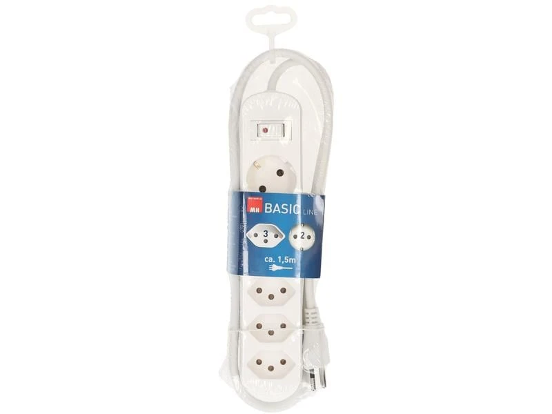 Max Hauri Steckdosenleiste Basic-Line 3xT13, 2xSchuko Schalter,5er Set 7 Max Hauri Steckdosenleiste Basic-Line 3xT13, 2xSchuko Schalter,5er Set – Bild 5
