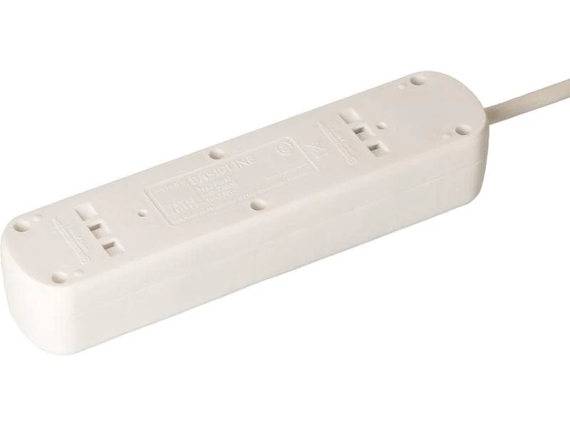 Max Hauri Steckdosenleiste Basic-Line 5xT13 Weiss, 1.5 Meter 4 Max Hauri Steckdosenleiste Basic-Line 5xT13 Weiss, 1.5 Meter – Bild 2