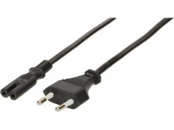 Max Hauri Netzkabel 3 m C7-T26 Schwarz