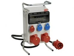 Spälti AG Baustromverteiler CEE32/5 63A mit 2 m Zuleitung