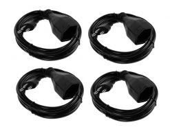 FURBER.power Verlängerungskabel 2 m T13-T12, 4 Stück