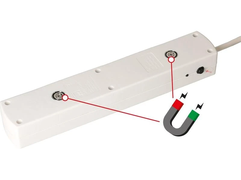 Max Hauri Steckdosenleiste SafetyLine 5x T13 mit USB A C, weiss 5 Max Hauri Steckdosenleiste SafetyLine 5x T13 mit USB A C, weiss – Bild 3