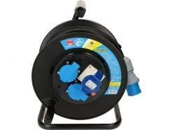 MaxCAMP Kabelrolle 30 m, CEE16/3, 2x T23 Schwarz