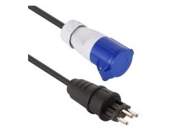 MaxCAMP Adapterkabel 1.5 m, CEE16/3 - T23 Schwarz