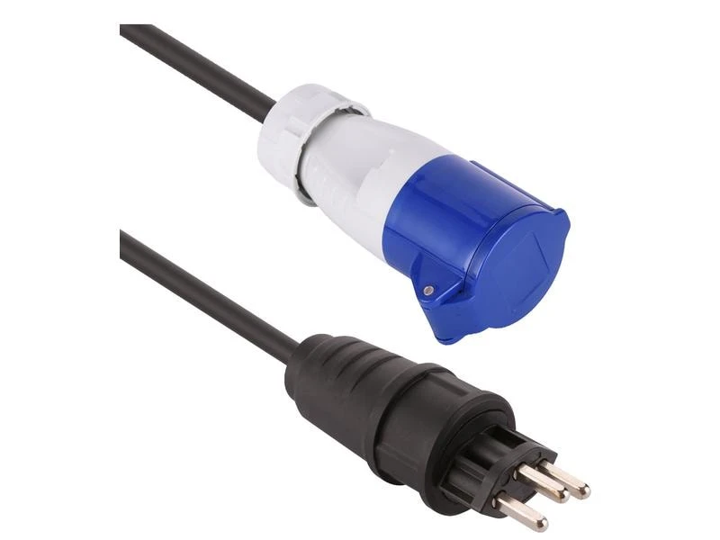 MaxCAMP Adapterkabel 1.5 m, CEE16/3 - T23 Schwarz 3 MaxCAMP Adapterkabel 1.5 m, CEE16/3 - T23 Schwarz