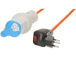 MaxCAMP Adapterkabel T12/CEE16, 1.5m mit Überstromschutz