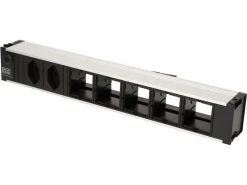 Bachmann Steckdosenleiste CONI, 2x T13, 5x Custom-Abdeckung leer