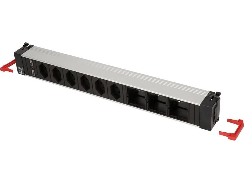 Bachmann Steckdosenleiste CONFERENCE, 6x T13, 3x Custom-ABD leer 3 Bachmann Steckdosenleiste CONFERENCE, 6x T13, 3x Custom-ABD leer