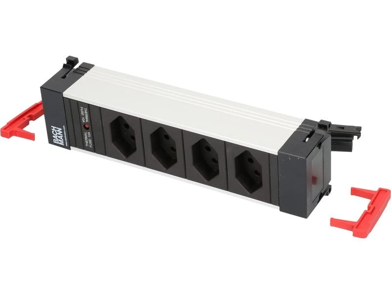 Bachmann Einbausteckerleiste POWER FRAME 4x T13 3 Bachmann Einbausteckerleiste POWER FRAME 4x T13