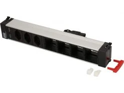 Bachmann Einbausteckerleiste POWER FRAME 3x T13, 4x Custom-ABD leer