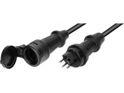 TH55 Verlängerungskabel 5 m T13 - T13 Schwarz