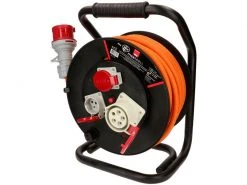 Max Hauri Baustellen-Kabelrolle maxREEL 30 m 1x CEE16-5, 2xT25