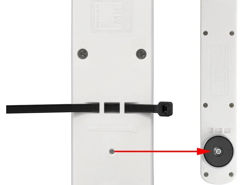 Max Hauri Steckdosenleiste Basic-Line 3xT13, 2xSchuko Weiss, 5er Set 8 Max Hauri Steckdosenleiste Basic-Line 3xT13, 2xSchuko Weiss, 5er Set – Bild 6