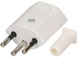 Max Hauri Montagestecker T12 gewinkelt, Weiss