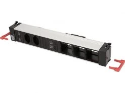 Bachmann Einbausteckerleiste POWER FRAME 2x T13, 1x USB, 3x Custom