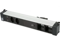 Bachmann Einbausteckerleiste POWER FRAME 2x T13, 1x USB-C, 2x Custom