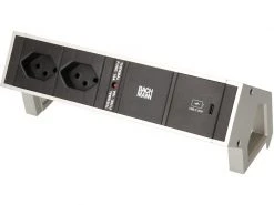 Bachmann Tischsteckdosenleiste DESK 2, 2x T13, 1x USB C