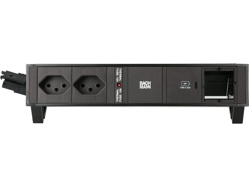 Bachmann Tischsteckdosenleiste DESK 2, 2x T13, 1x USB C, 1x Custom 6 Bachmann Tischsteckdosenleiste DESK 2, 2x T13, 1x USB C, 1x Custom – Bild 4