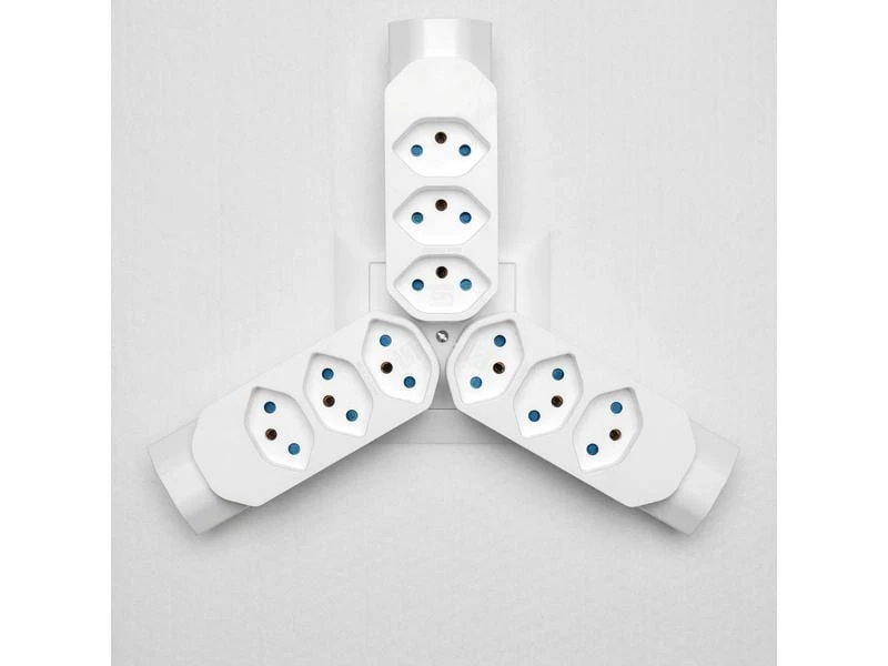 STEFFEN Manta Mehrfachadapter 4xT13 (1x unten) drehbar 6 STEFFEN Manta Mehrfachadapter 4xT13 (1x unten) drehbar – Bild 4