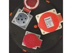 STEFFEN Kabelrolle Professional 30 m 1x CEE16/5 + 2x T25, Schwarz -Energieverteilung Verkäufe 2024 210665575 xxl