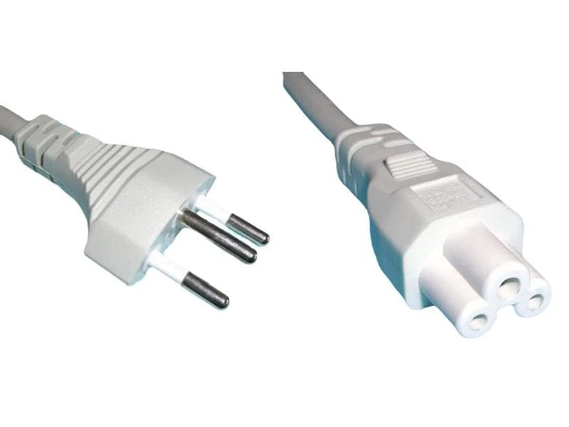 Diggelmann Netzkabel 1 m C5 - T12 Weiss 3 Diggelmann Netzkabel 1 m C5 - T12 Weiss