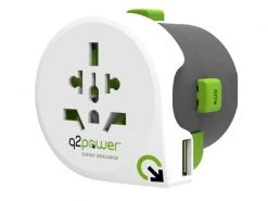 Q2Power World-Reiseadapter mit USB