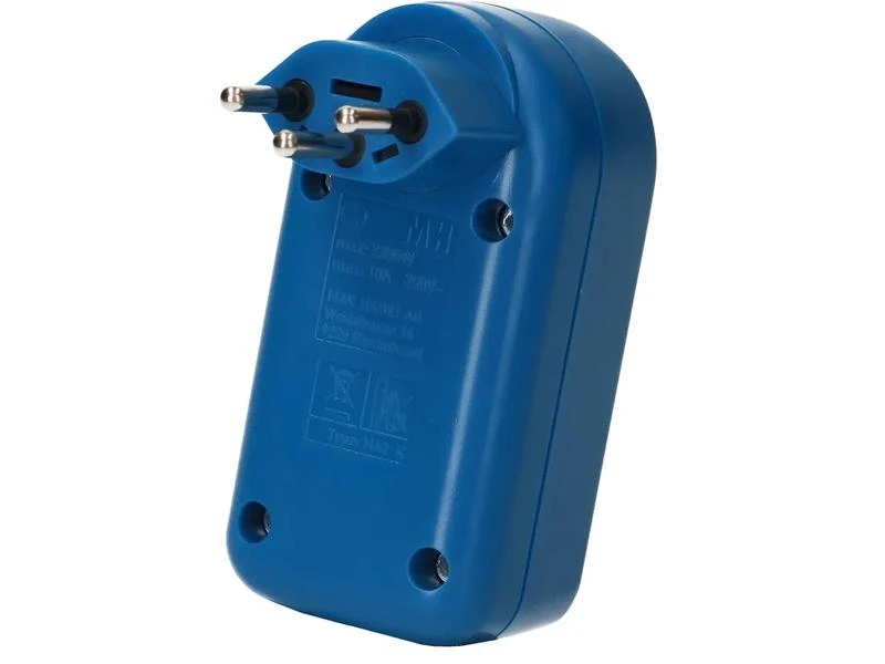 Max Hauri Mehrfachstecker maxADAPT BS 2 x T13, Blau 6 Max Hauri Mehrfachstecker maxADAPT BS 2 x T13, Blau – Bild 4