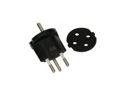 Max Hauri Fixadapter SchuKo Konturenstecker – T12 IP44 mit Moosgummi -Energieverteilung Verkäufe 2024 214056549 xxl