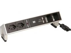 Bachmann Tischsteckdosenleiste DESK 2 2x T13, 2x ABD