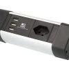 Max Hauri Tischsteckdosenleiste Office Line, 1x T13, 3x USB A -Energieverteilung Verkäufe 2024 215848517 xxl