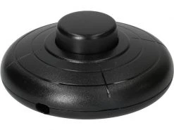 Max Hauri Fusstretschalter 1-Polig 70 mm, Schwarz