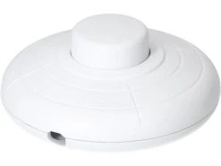 Max Hauri Fusstretschalter 1-Polig 70 mm, Weiss