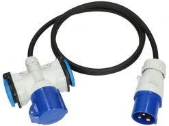 MaxCAMP Verlängerungskabel 1.5 m, CEE16/3 - CEE16/3+ 2x T23