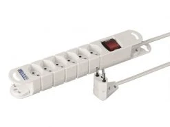 STEFFEN Steckdosenleiste VARIABL 6 x T13, Peachick Move 270°