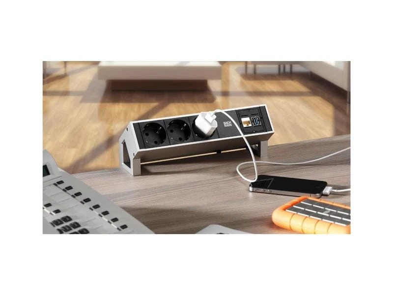 Bachmann Tischsteckdosenleiste DESK 2 3x T13, 1x ABD 7 Bachmann Tischsteckdosenleiste DESK 2 3x T13, 1x ABD – Bild 5