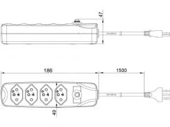FURBER.power Steckdosenleiste mit Überlastschutz 4x T13 -Energieverteilung Verkäufe 2024 224453831 xxl 1